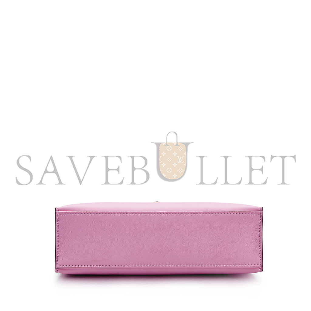 HERMÈS MASTER KELLY GENERATION 22CM SWIFT MALVA PURPLE (22*14*7cm)